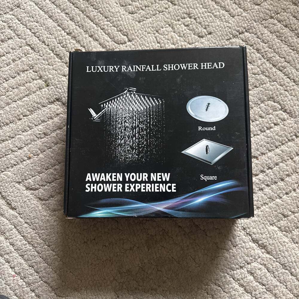 High Pressure Rainfall Shower Head 6 Inch Luxury Modern Showerhead Adjustable